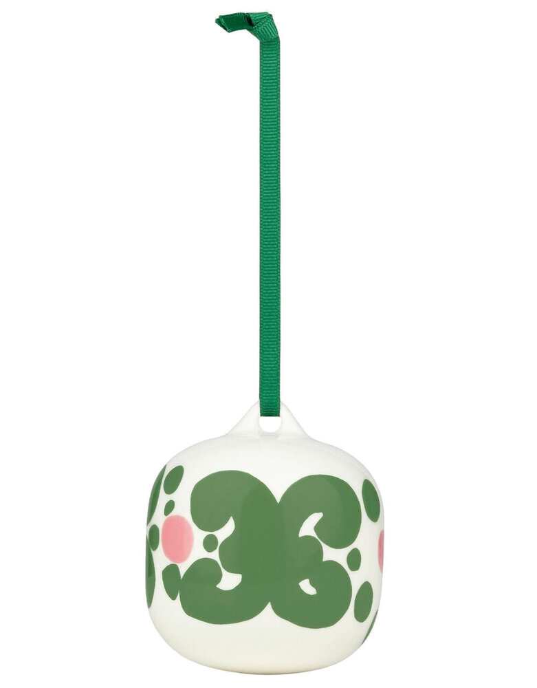 Marimekko Marimekko Keidas hanging ornament 7x7cm green
