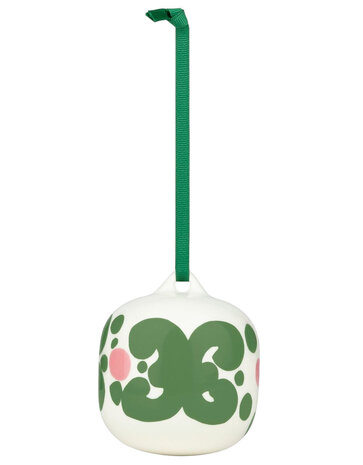Marimekko Marimekko Keidas hanging ornament 7x7cm green