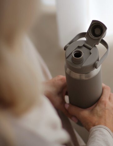 AYA & IDA AYA & IDA Thermo Stainless Steel Sports Drinking Bottle 700 ml Driftwood with handle