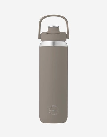AYA & IDA AYA & IDA Thermo Stainless Steel Sports Drinking Bottle 700 ml Driftwood with handle