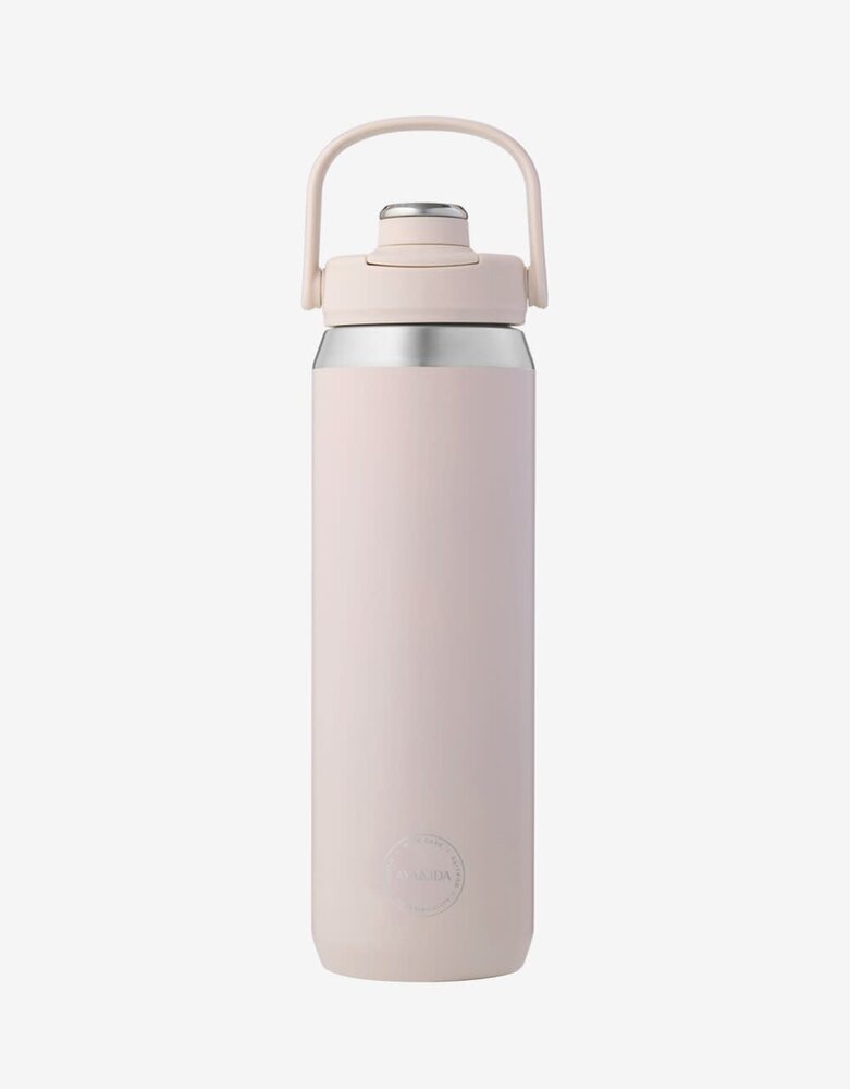 AYA & IDA AYA & IDA Thermo Stainless Steel Sports Drinking Bottle 700 ml Soft Rose with handle