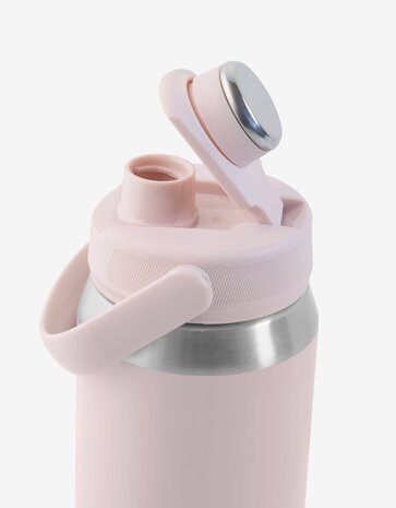 AYA & IDA AYA & IDA Thermo RVS Sport Drinkfles 700 ml Soft Rose  met hengsel