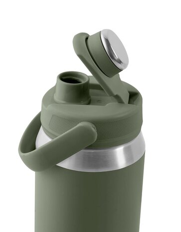 AYA & IDA AYA & IDA Thermo RVS Sport Drinkfles 700 ml Tropical Green  met hengsel