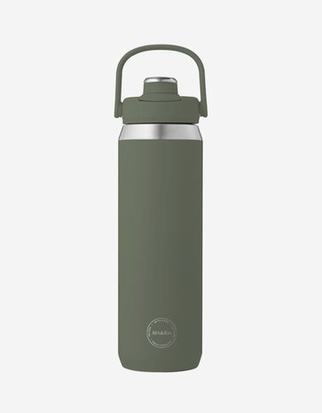 AYA & IDA AYA & IDA Thermo Stainless Steel Sports Drinking Bottle 700 ml Tropical Green with handle