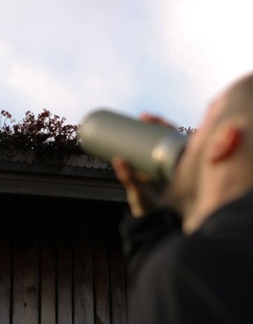 AYA & IDA AYA & IDA Thermo Stainless Steel Sports Drinking Bottle 700 ml Tropical Green with handle