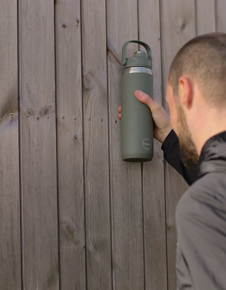 AYA & IDA AYA & IDA Thermo Stainless Steel Sports Drinking Bottle 700 ml Tropical Green with handle