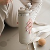 AYA & IDA AYA & IDA Thermo Stainless Steel Sports Drinking Bottle 700 ml Beige with handle