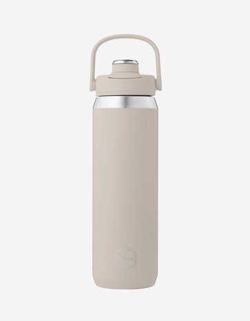 AYA & IDA AYA & IDA Thermo Stainless Steel Sports Drinking Bottle 700 ml Beige with handle