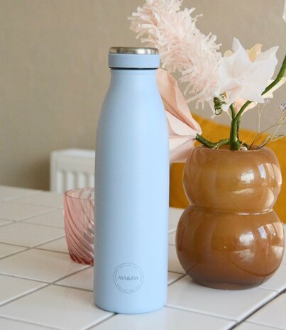 AYA & IDA AYA & IDA Thermo RVS Drinking bottle 500 ml Powder Blue