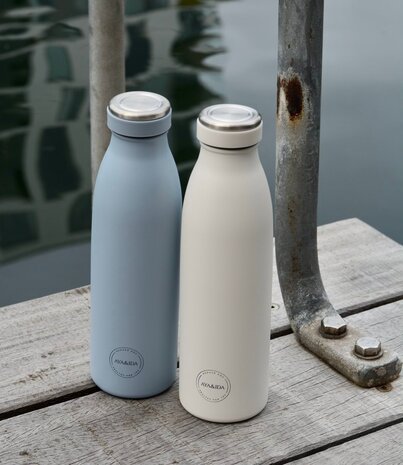 AYA & IDA AYA & IDA Thermo RVS Drinking bottle 500 ml Powder Blue