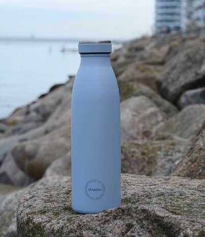 AYA & IDA AYA & IDA Thermo RVS Drinking bottle 500 ml Powder Blue