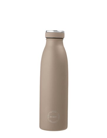 AYA & IDA AYA & IDA Thermo RVS Drinking bottle 500 ml Dusty Brown