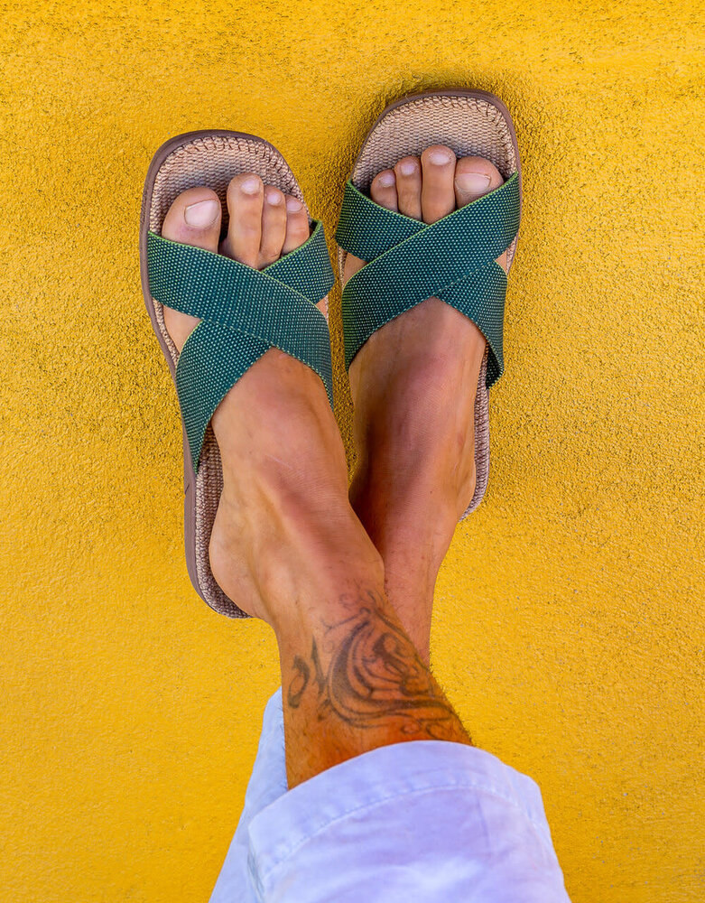 Shangies Shangies Unisex Sandals Groovy Grass (various sizes)