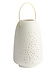UYUNI Ceramic lantern for LED candles 15.5x24cm white