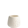 Uyuni Lighting UYUNI Ceramic candle holder for LED tealight 10x9.5cm white