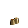 Uyuni Lighting Uyuni Mini Candle Holder set of 2 matte brass for mini candles