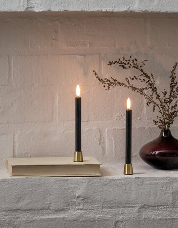 Uyuni Lighting Uyuni Mini Candle Holder set of 2 matte brass for mini candles