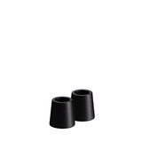 Uyuni Lighting Uyuni Mini Candle Holder set of 2 matte black for mini candles