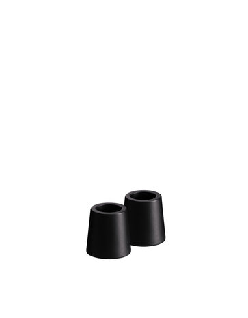 Uyuni Lighting Uyuni Mini Candle Holder set of 2 matte black for mini candles