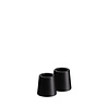 Uyuni Lighting Uyuni Mini Candle Holder set of 2 matte black for mini candles