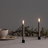Uyuni Lighting Uyuni Mini Candle Holder set of 2 matte black for mini candles