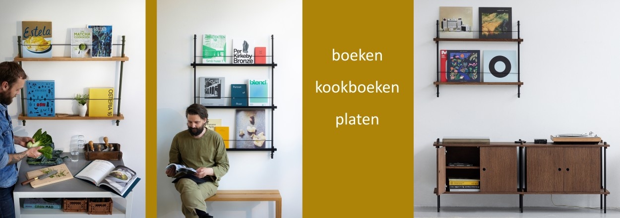 Moebe magazine shelving - tijdschriften wandrek 