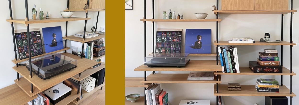 Moebe magazine shelving - platen wandrek