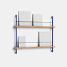 Moebe Moebe Magazine shelving 73x85x7cm oak shelves (various colours of legs)