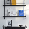 Moebe Moebe Magazine shelving 73x85x7cm black shelves (various colours of legs)