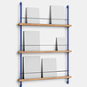 Moebe Moebe Magazine shelving 123x85x7cm oak shelves (various colours of legs)