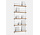 Moebe Magazine shelving 188x85x7cm oak shelves (various colours of legs)