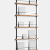 Moebe Moebe Magazine shelving 188x85x7cm oak shelves (various colours of legs)