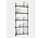 Moebe Magazine shelving 188x85x7cm smoked oak shelves (various colours of legs)