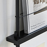 Moebe Moebe Magazine shelving 188x85x7cm black shelves (various colours of legs)