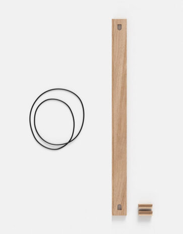 Moebe Moebe Magazine shelf 85x7cm oak – loose parts