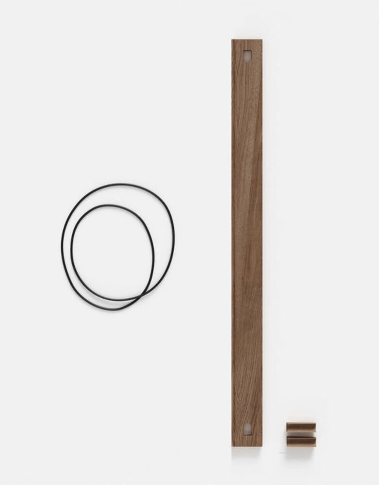 Moebe Moebe Magazine shelf 85x7cm black – loose parts