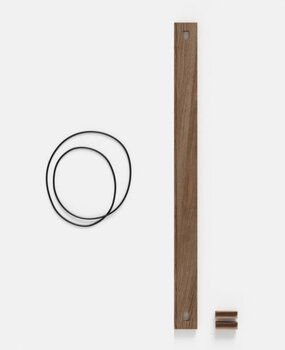 Moebe Moebe Magazine shelf 85x7cm gerookt eiken – losse onderdelen