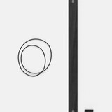 Moebe Moebe Magazine shelf 85x7cm zwart – losse onderdelen