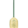 Marimekko Marimekko Vihkuruusu hanging ornament 6x9cm yellow-green
