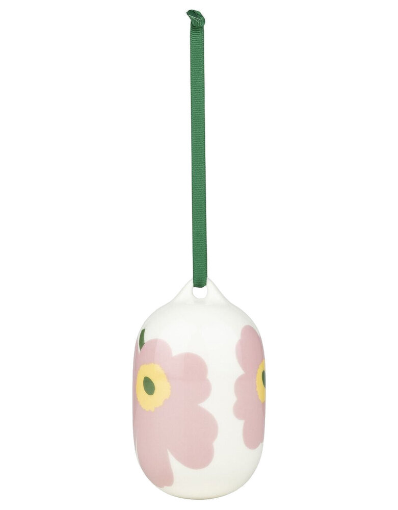 Marimekko Marimekko Unikko hang ornament 6x9cm roze