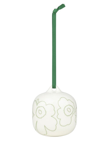 Marimekko Marimekko Piirto Unikko hang ornament 7x7cm groen