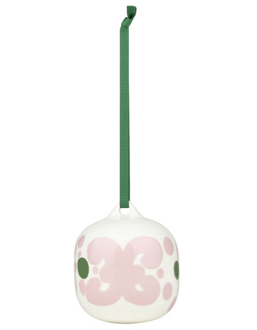 Marimekko Marimekko Keidas hang ornament 7x7cm roze