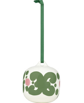 Marimekko Marimekko Keidas hanging ornament 7x7cm green