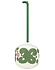 Marimekko Keidas hanging ornament 7x7cm green