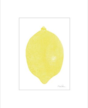 Monika Petersen Monika Petersen Mini Poster Lemon yellow A5