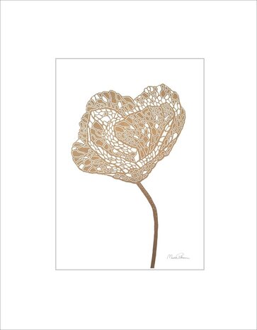 Monika Petersen Monika Petersen Mini Poster Poppy #2 A5