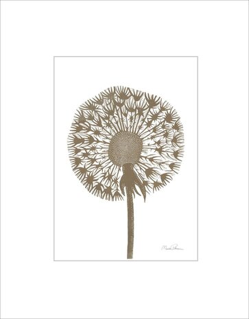 Monika Petersen Monika Petersen Mini Poster Dandelion A5 Monika Petersen Monika Petersen Mini Poster Dandelion A5