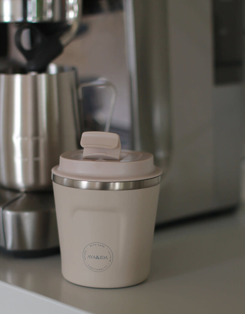 AYA & IDA AYA & IDA Cup2go 240 ml Beige AYA & IDA AYA & IDA Cup2go 240 ml Beige
