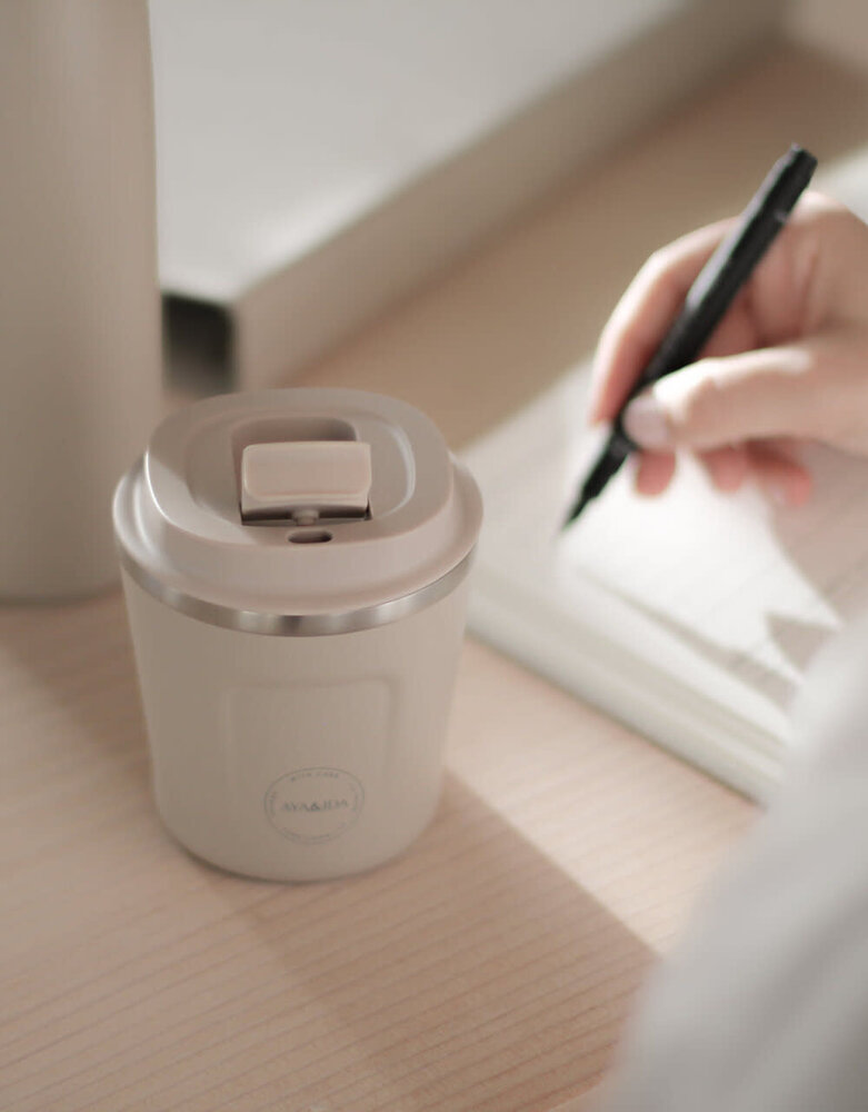 AYA & IDA AYA & IDA Cup2go 240 ml Beige AYA & IDA AYA & IDA Cup2go 240 ml Beige