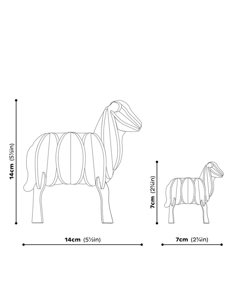 LOVI LOVI Lamb (various sizes) white